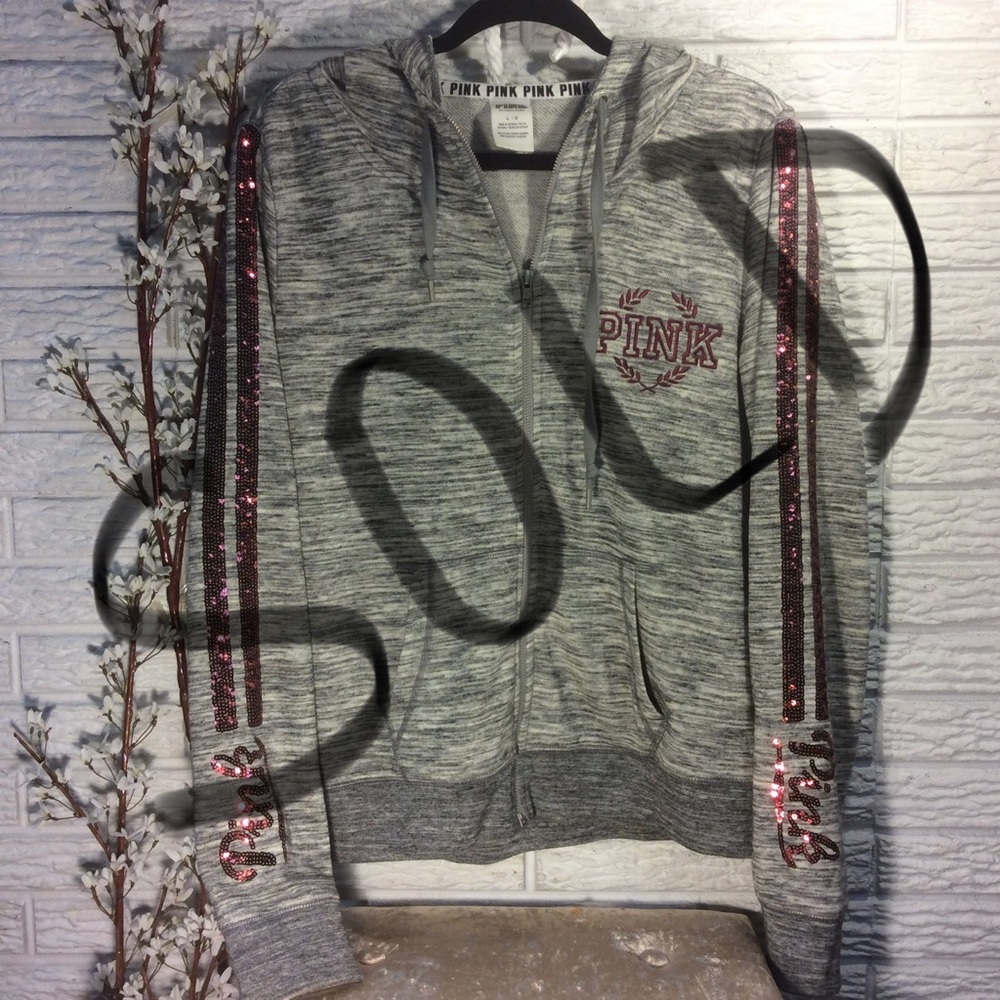 PINK Victoria’s Secrets Zip Front Hoodie